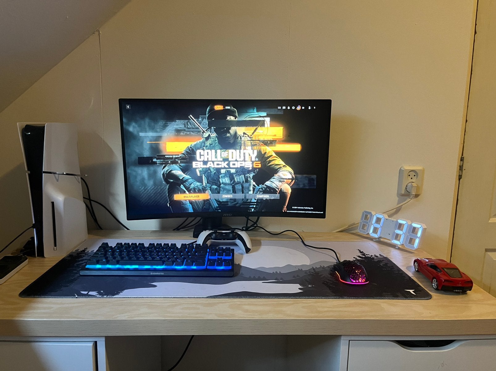 Ps5 slim disc gaming setup, Ophalen, Zo goed als nieuw