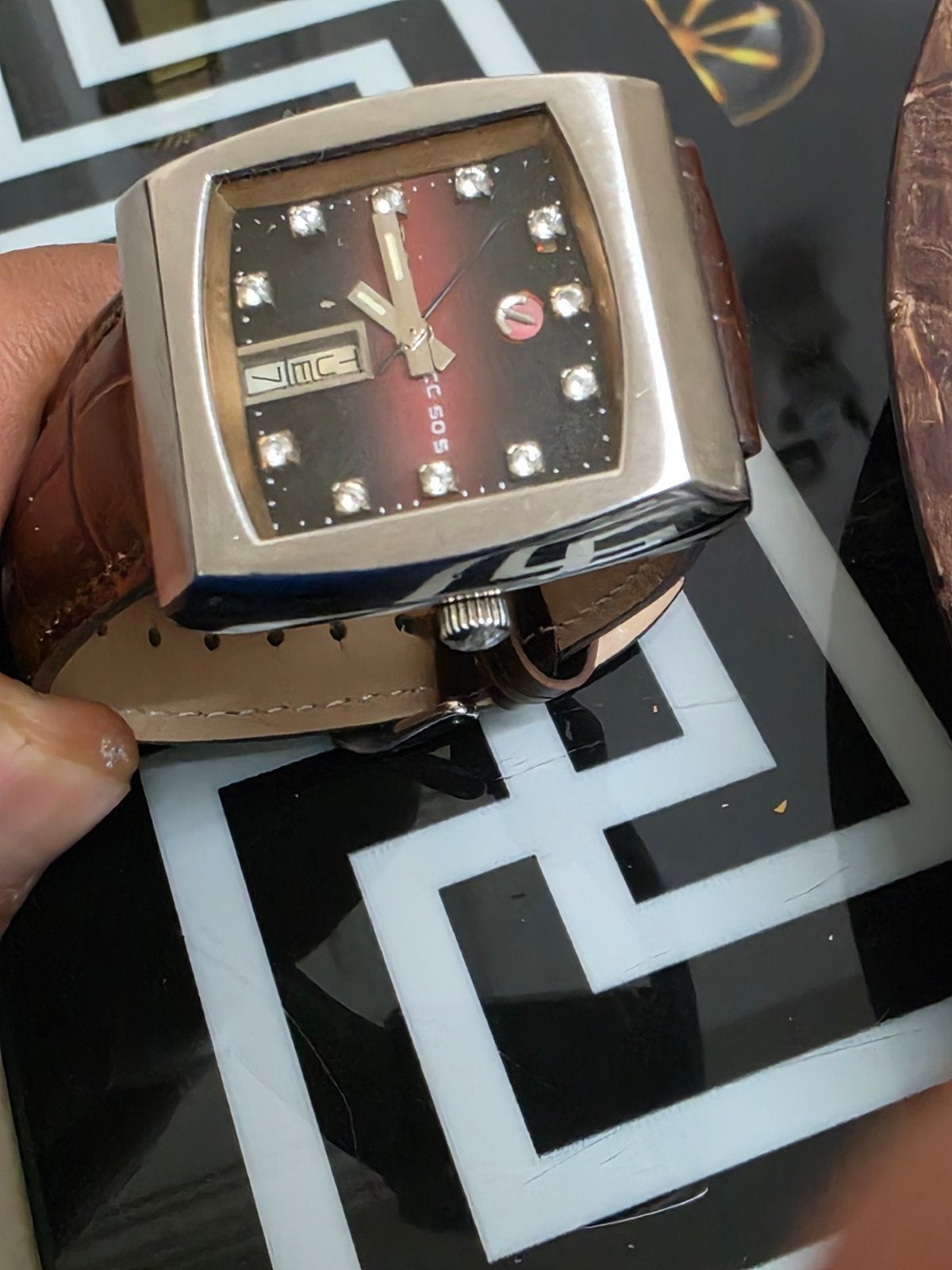 Rado ncc 505 horloge, Ophalen of Verzenden, Staal, Overige merken, 1960 of later