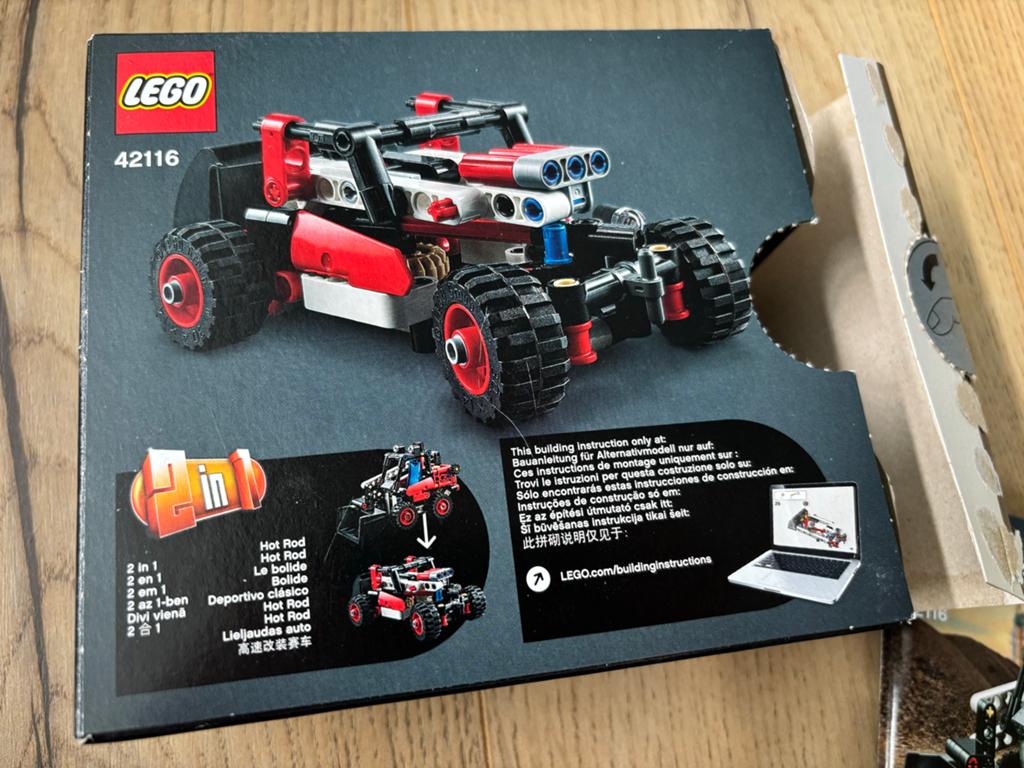 31- lego technic 42116, Lego, Ophalen of Verzenden, Zo goed als nieuw, Technic
