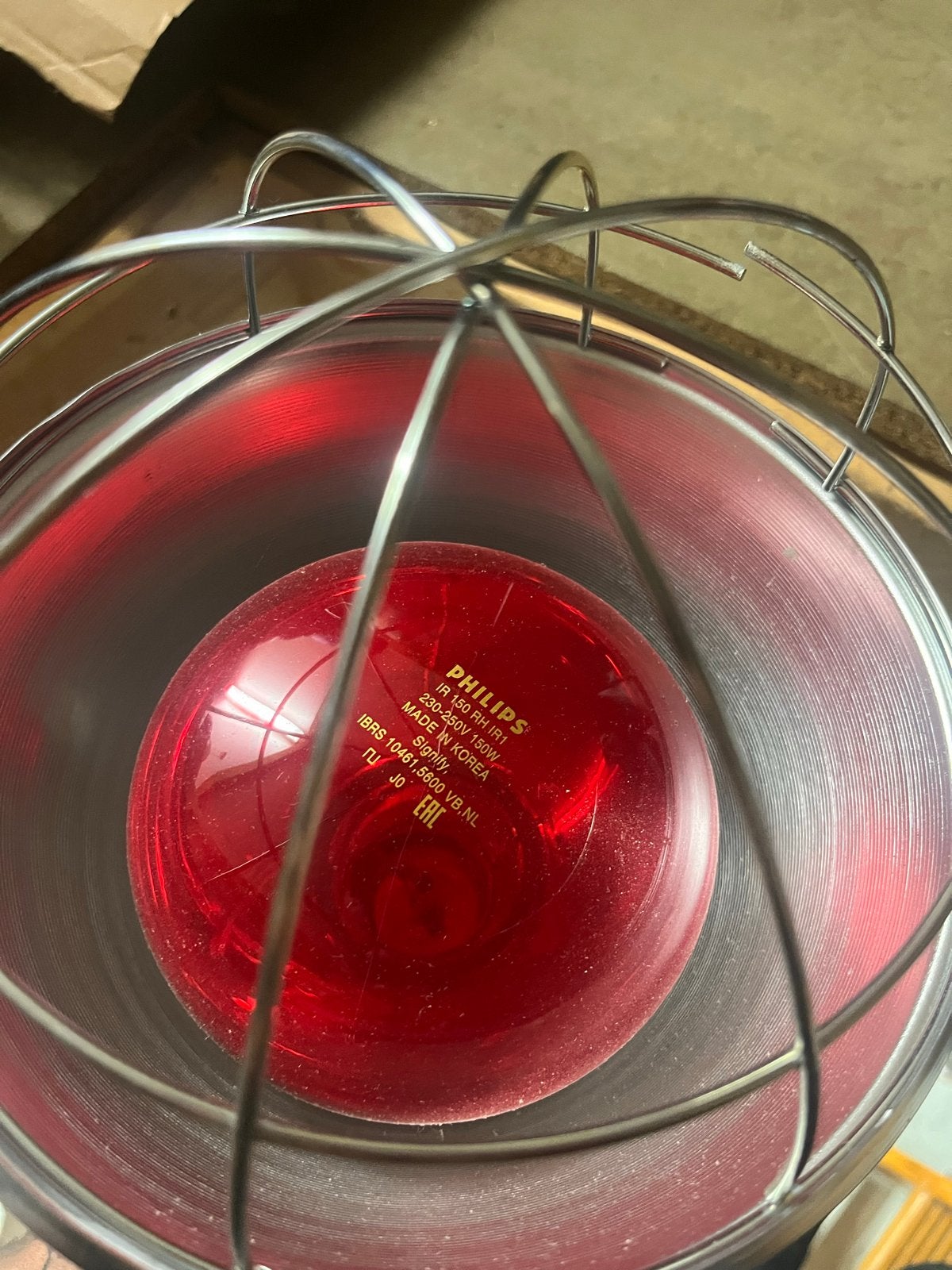 Warmte lamp, Ophalen, Zo goed als nieuw