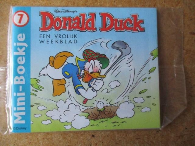 adv7729 mini-boekje 7 donald duck, Eén stripboek, Ophalen, Gelezen