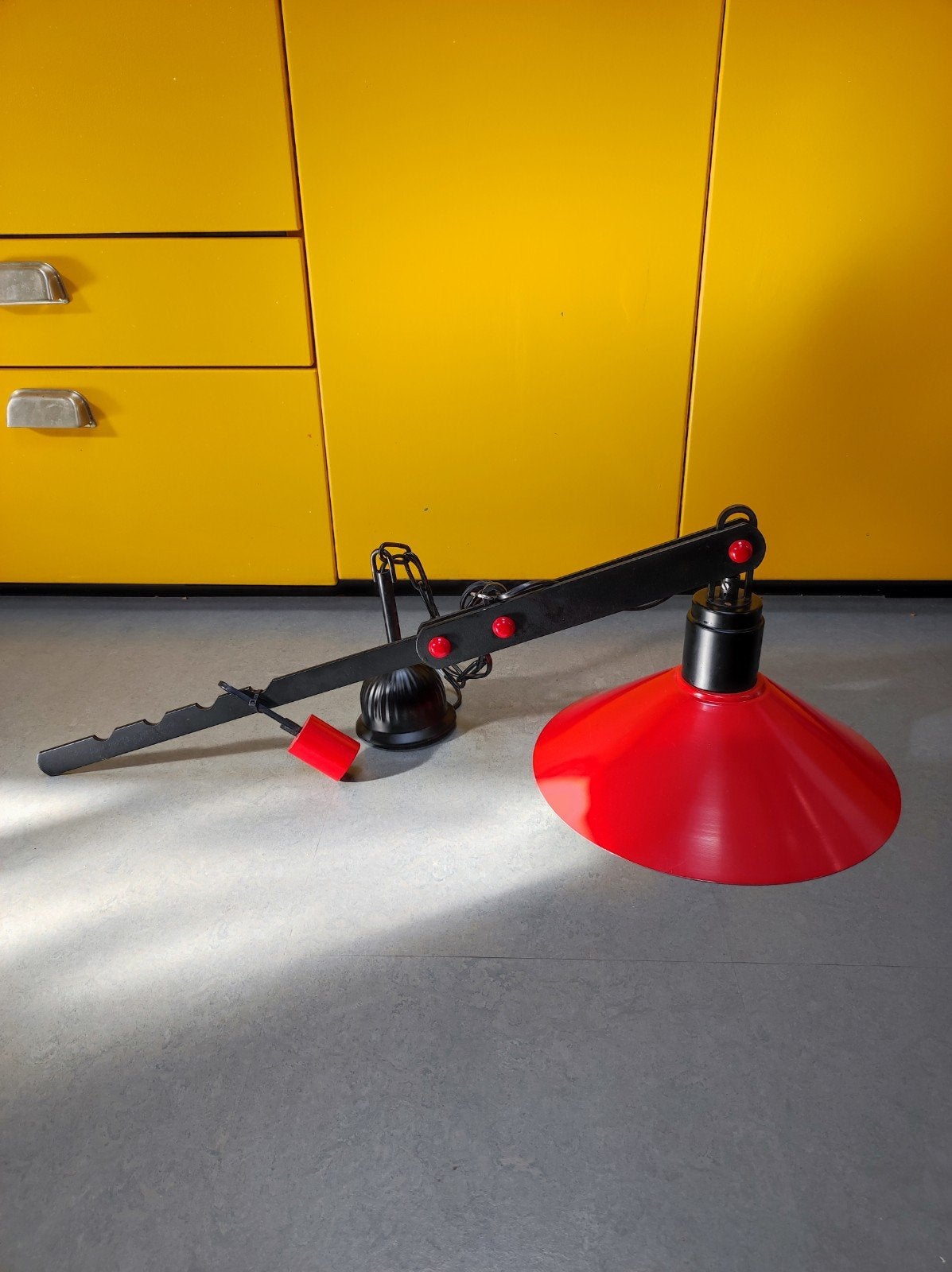 Mooie hanglamp met contragewicht, Ophalen of Verzenden