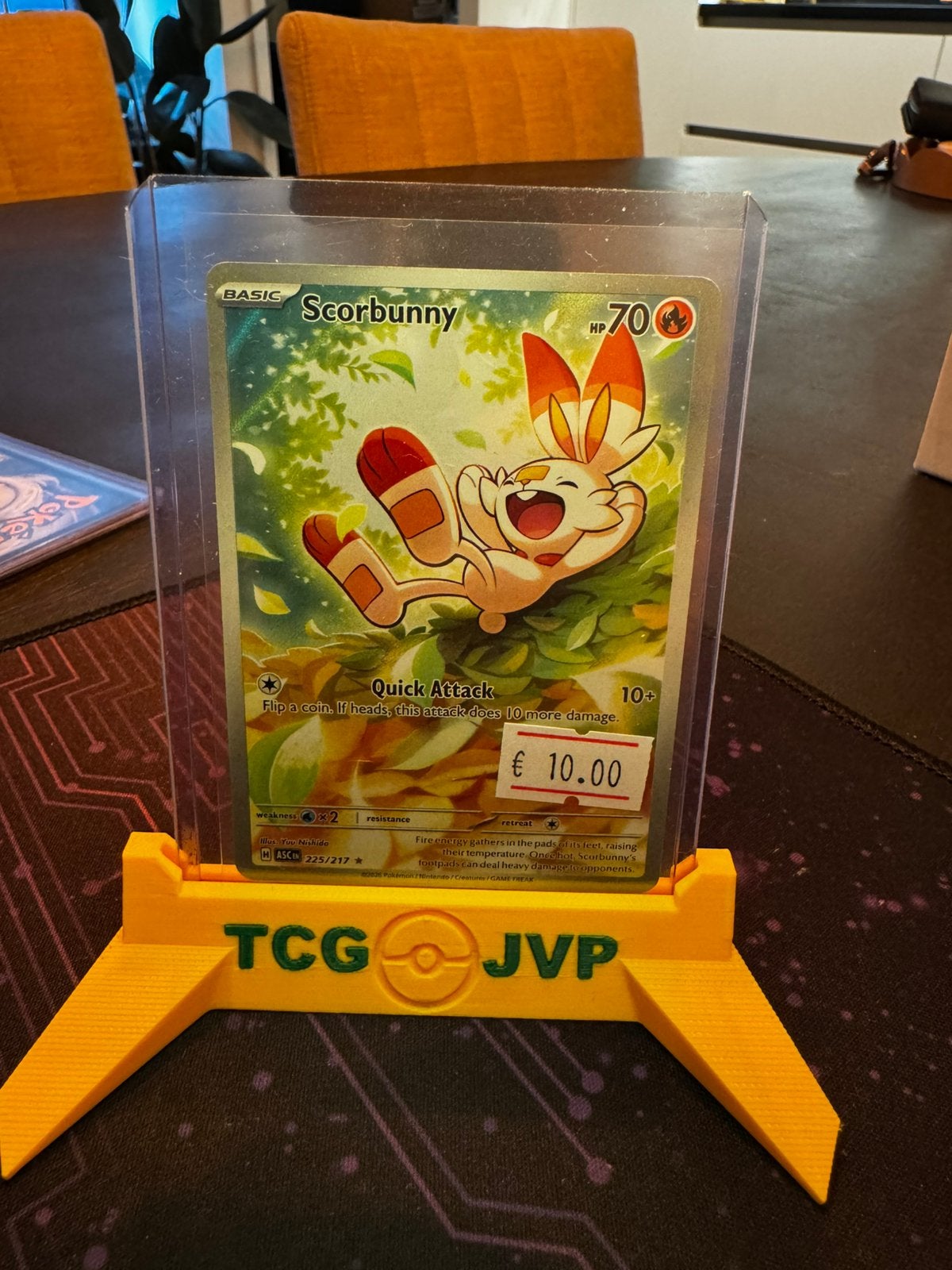 Scorbunny Ascended Heroes 225/217 Pokemon, Ophalen of Verzenden, Nieuw, Losse kaart