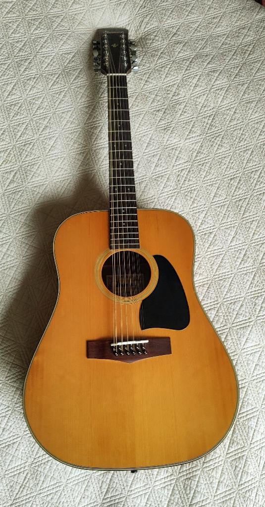 Ibanez AW18-12 12-snarige akoestische gitaar (1990), Muziek en Instrumenten, Snaarinstrumenten | Gitaren | Akoestisch, Ophalen