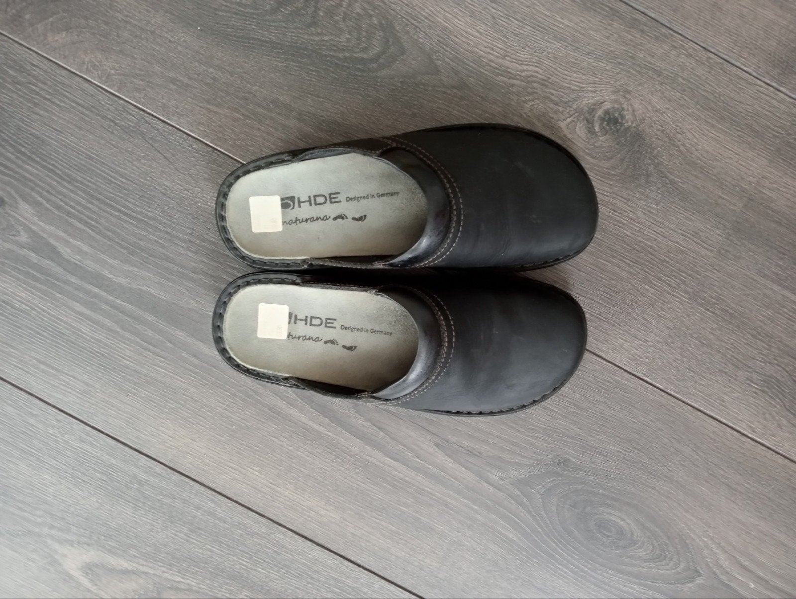Rohde leren pantoffels, Ophalen, Nieuw