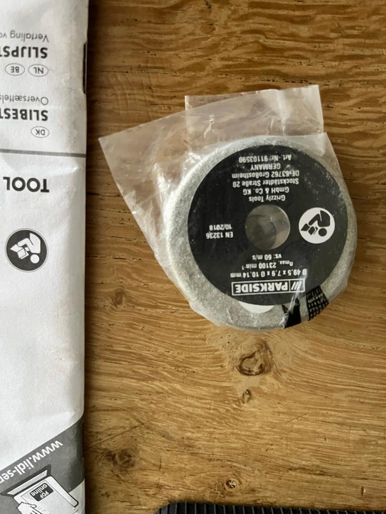 Parkside Messen/Beitel en Boren Slijper - Nieuw, Ophalen of Verzenden, Nieuw, Minder dan 700 watt, Werkbankslijpmachine