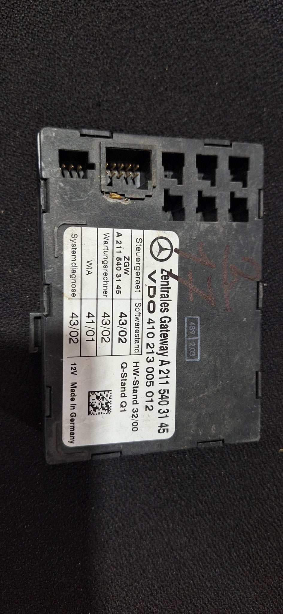 Originele Central Gateway ZGW Module Mercedes E-Klasse W211, Gebruikt, -, Ophalen of Verzenden, -