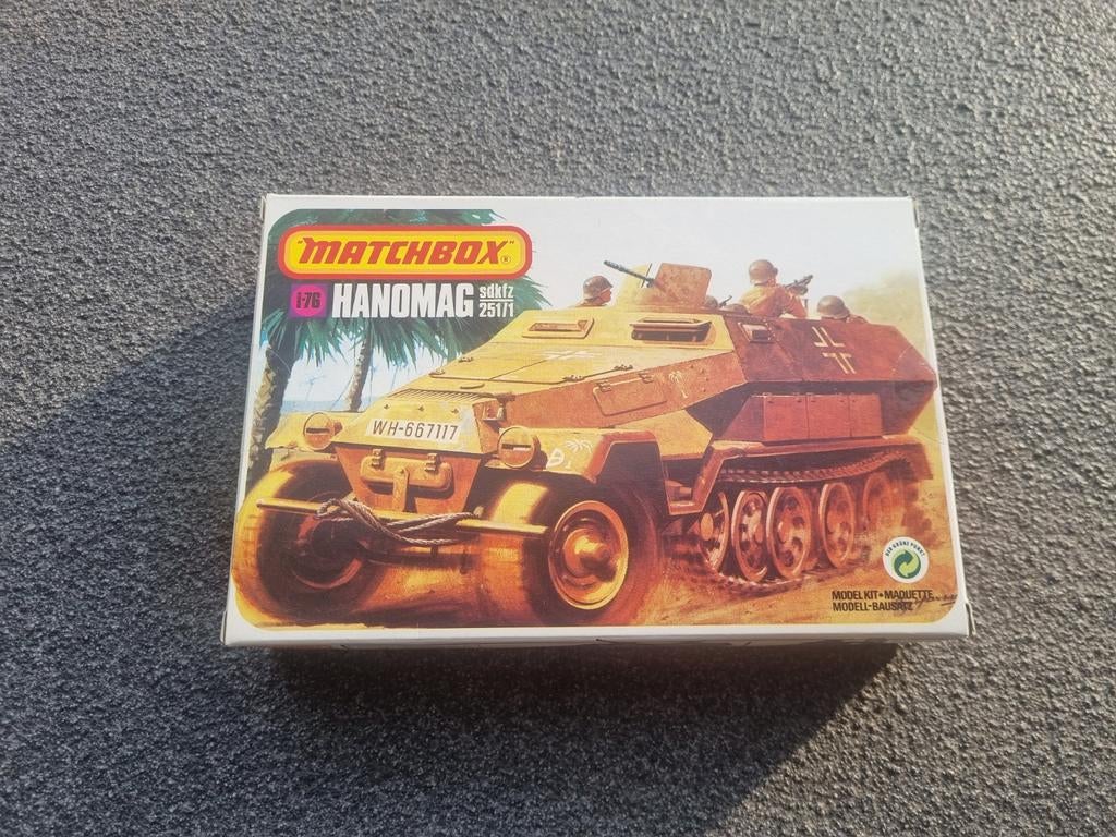 Matchbox.  Hanomag sd.kfz 250/1. 1/76., Overige merken, 1:50 of kleiner, Overige typen, Nieuw