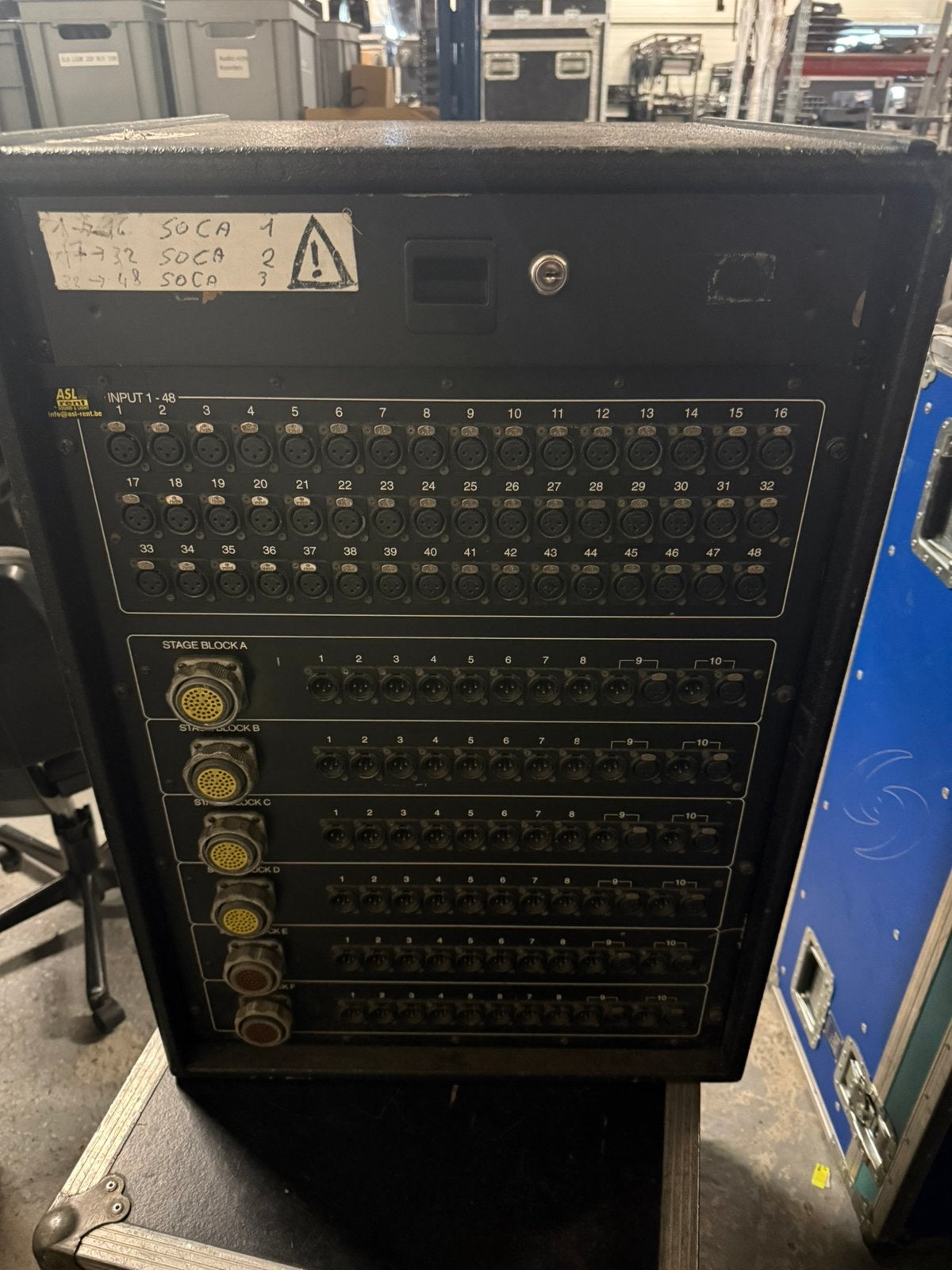 Volledige infra set voor pa incl stage box 48 ch, Ophalen, Zo goed als nieuw, Apparatuur