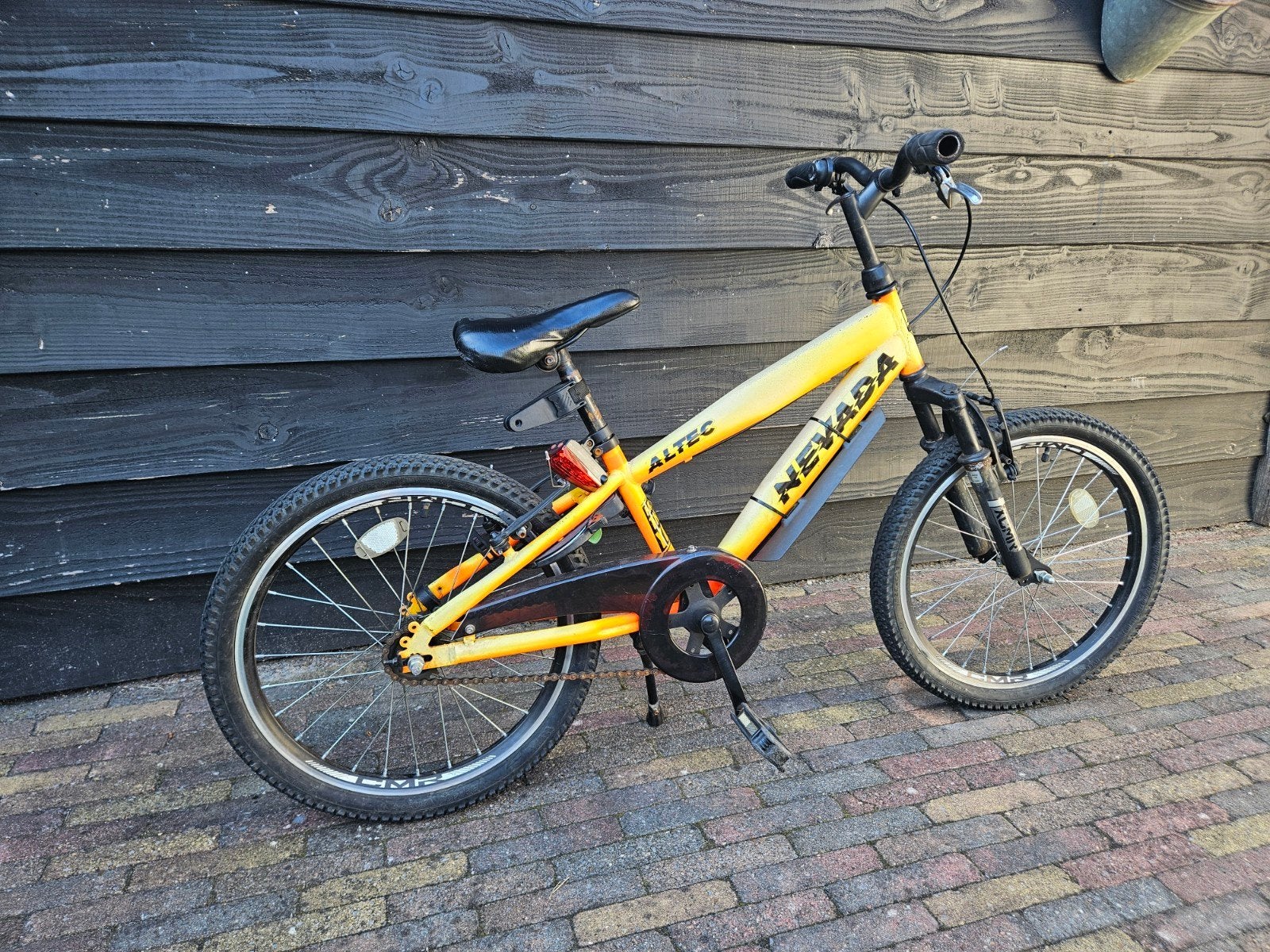 Altec Nevada Kinderfiets - Geel/Zwart - 20 inch, Ophalen, Gebruikt, Altec Nevada, Terugtraprem
