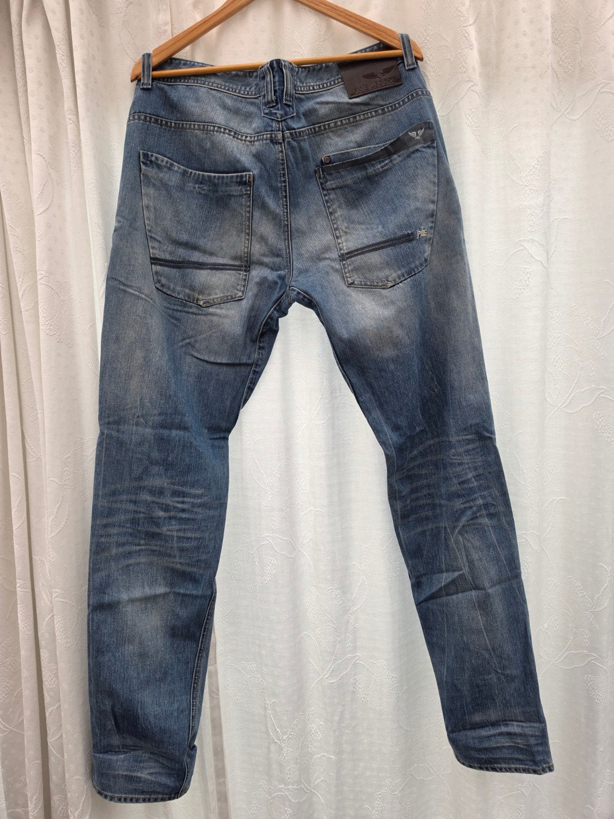 PME Legend Commander Jeans W35 L36 - Vintage Blauw, Blauw, Overige jeansmaten, Ophalen of Verzenden, PME Legend