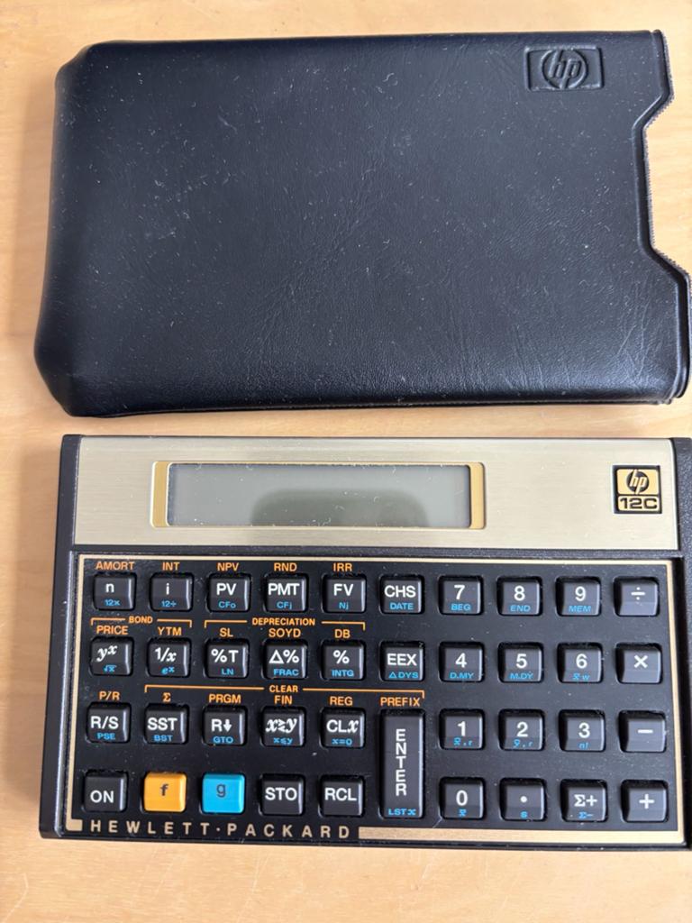 Financiële calculator HP-12c, Ophalen of Verzenden, Zo goed als nieuw