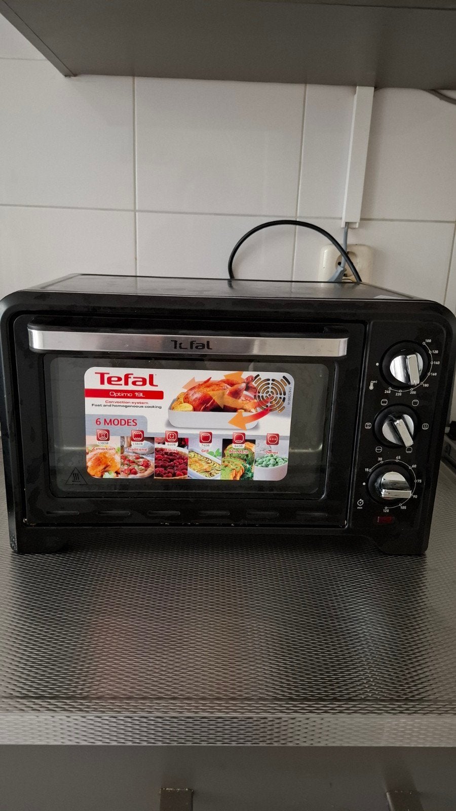 Tefal Optimo 19L Mini-oven met 6 standen - Zo goed als nieuw, Ophalen of Verzenden