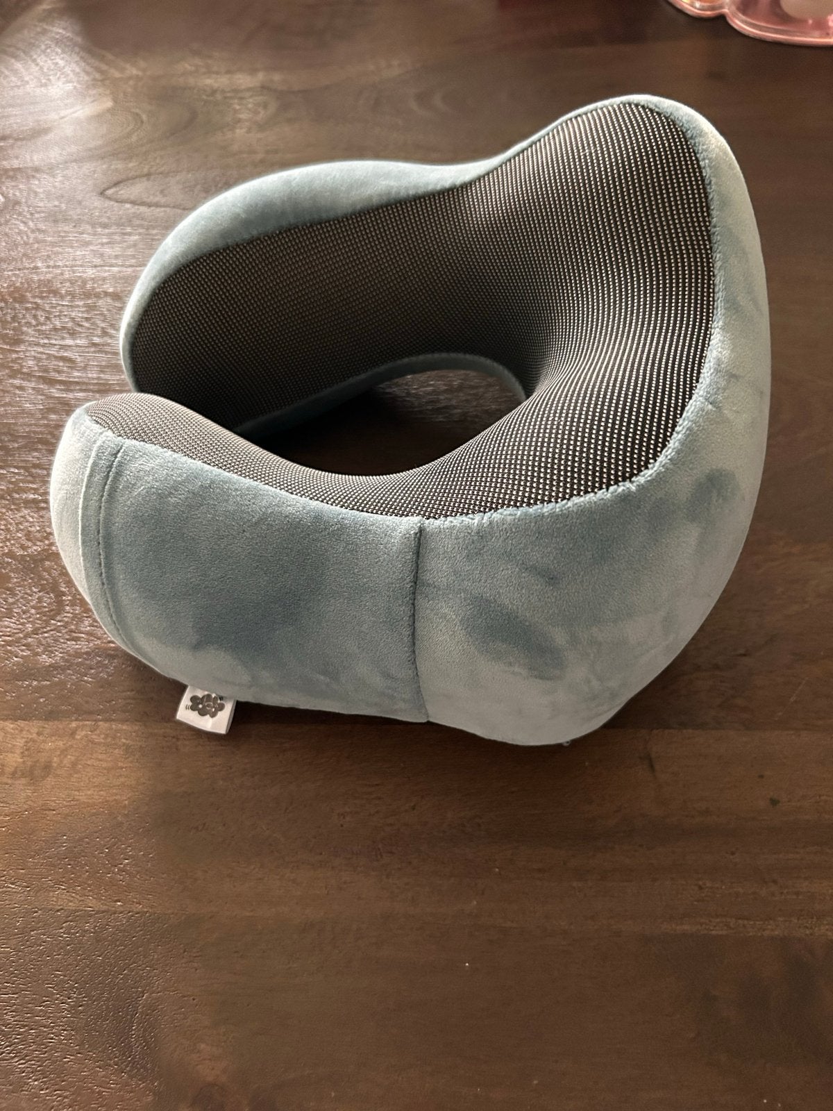 Neksteunkussen voor reizen - Blauw/Grijs, Blauw, Ophalen of Verzenden, Zo goed als nieuw, Overige vormen