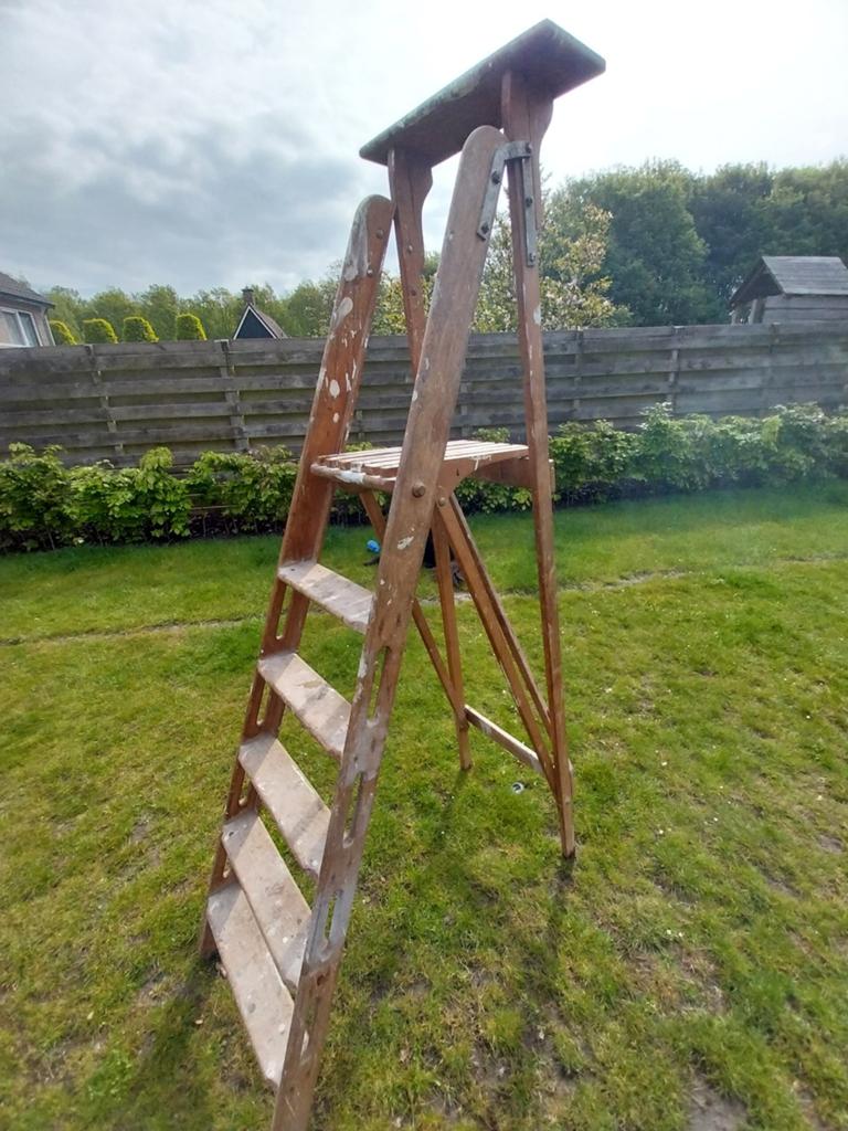 Oude schilderstrap, Ophalen of Verzenden, Gebruikt, Minder dan 2 meter
