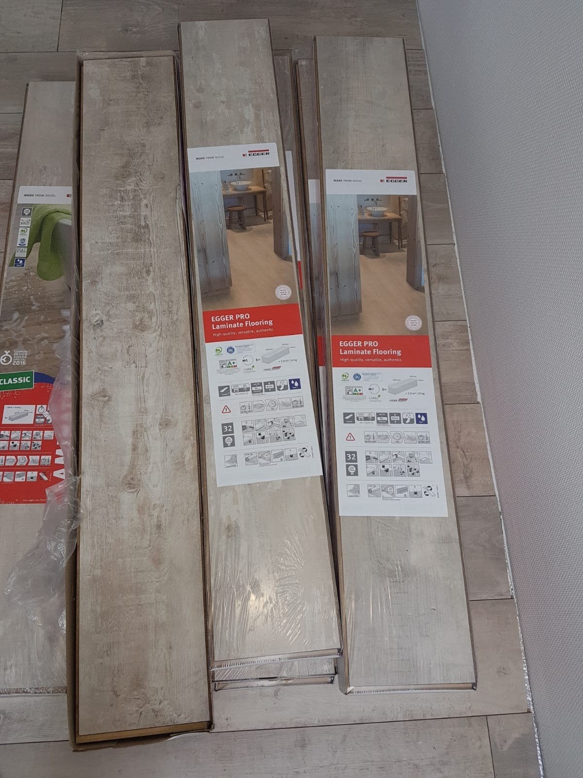 laminaat partij nieuw, Doe-het-zelf en Verbouw, Ophalen, 50 tot 150 cm, Nieuw, 10 m² of meer