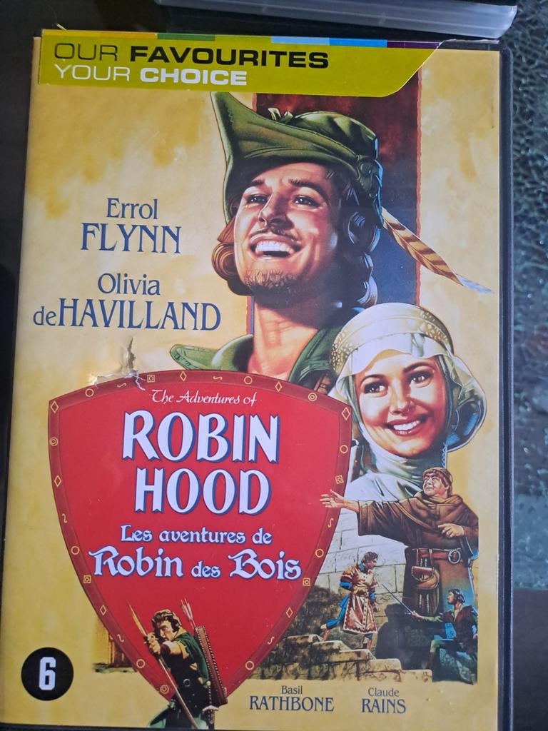 Robin hood (dvd), Ophalen of Verzenden, Zo goed als nieuw, Actie en Avontuur, Alle leeftijden