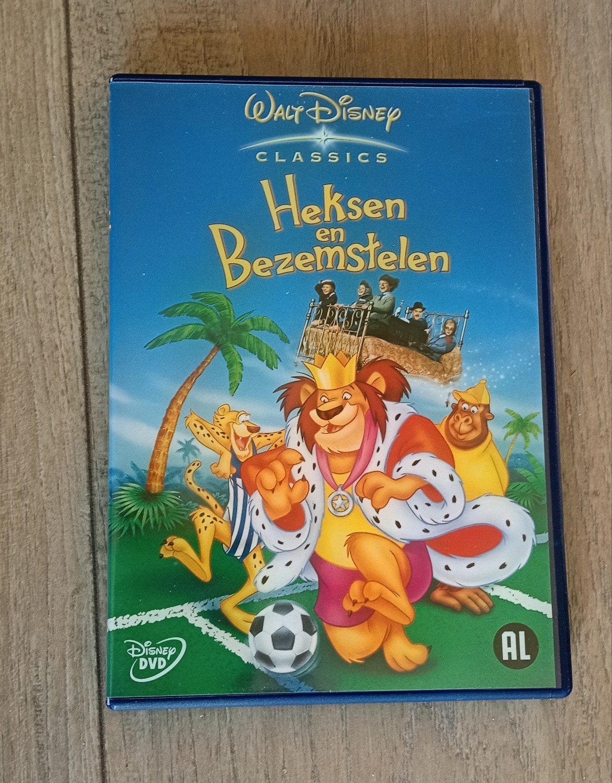 Heksen en Bezemstelen Disney dvd, Europees, Eerste persing, Alle leeftijden, Zo goed als nieuw