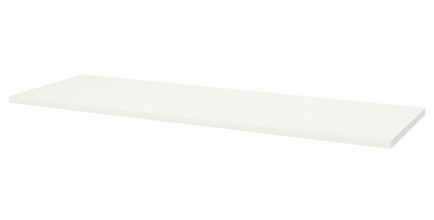 Ikea Lagkapten tafelblad wit 200x60cm met 5 Adils poten, Huis en Inrichting, Tafels | Eettafels, Ophalen, 50 tot 100 cm, Zo goed als nieuw