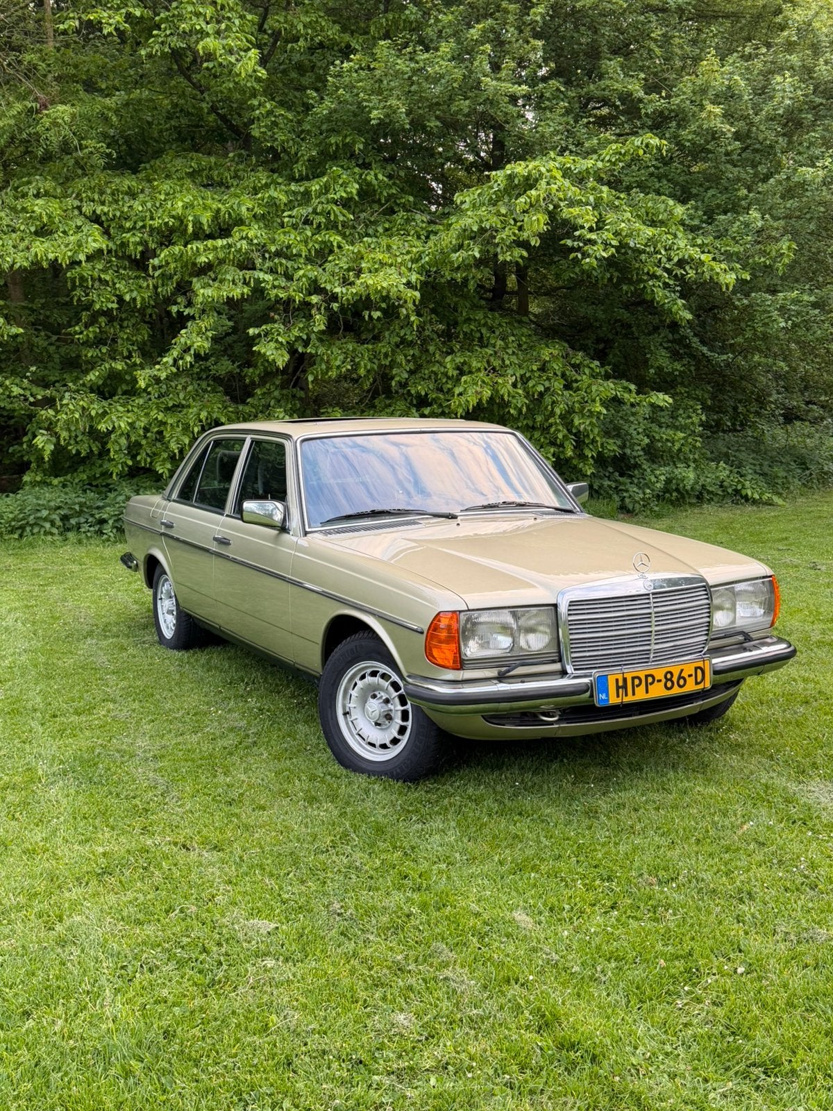 Mercedes W123 280E | Airco | Pullman | Schuifdak | Automaat, Automaat, Stof, 1503 kg, Zwart