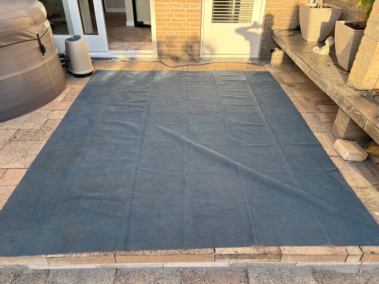 Voortent tapijt 2,5 x 3 meter, Ophalen, Zo goed als nieuw