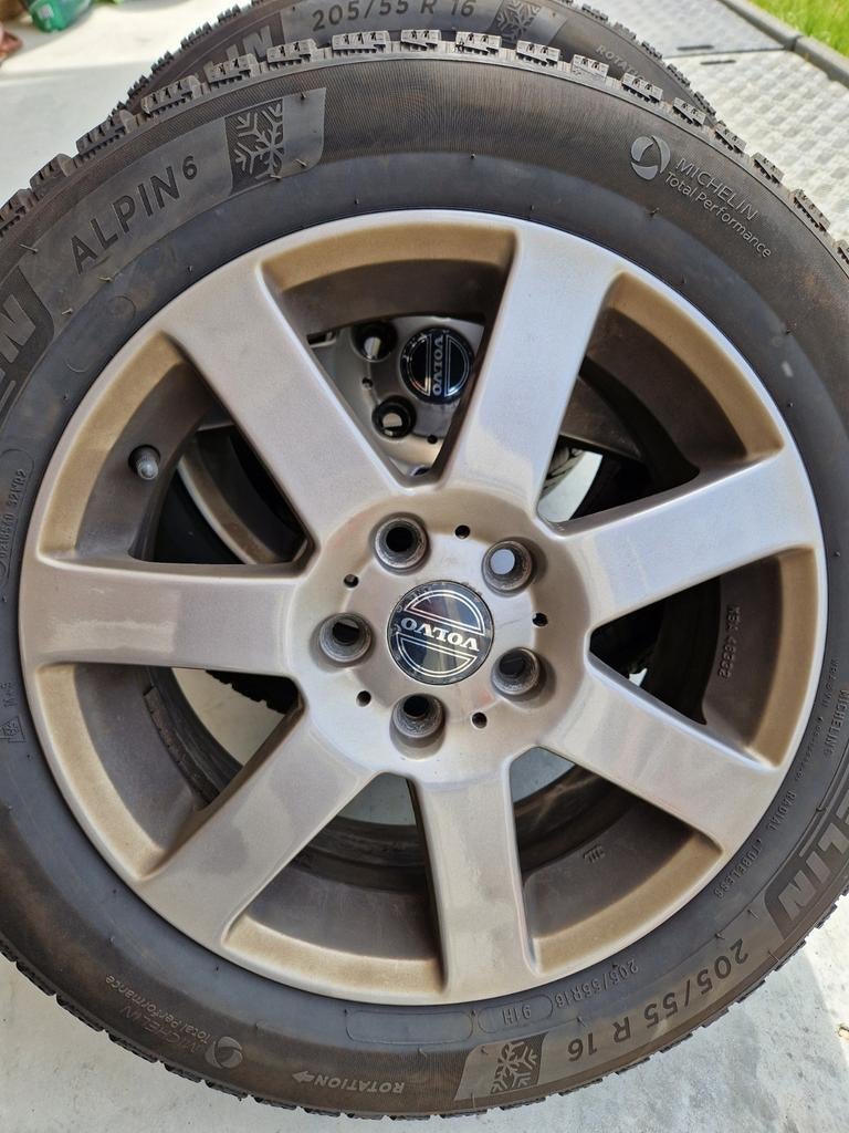 Michelin Alpin 6 Winterbanden 205/55 R16, Gebruikt, 16 inch, Band(en), Personenwagen