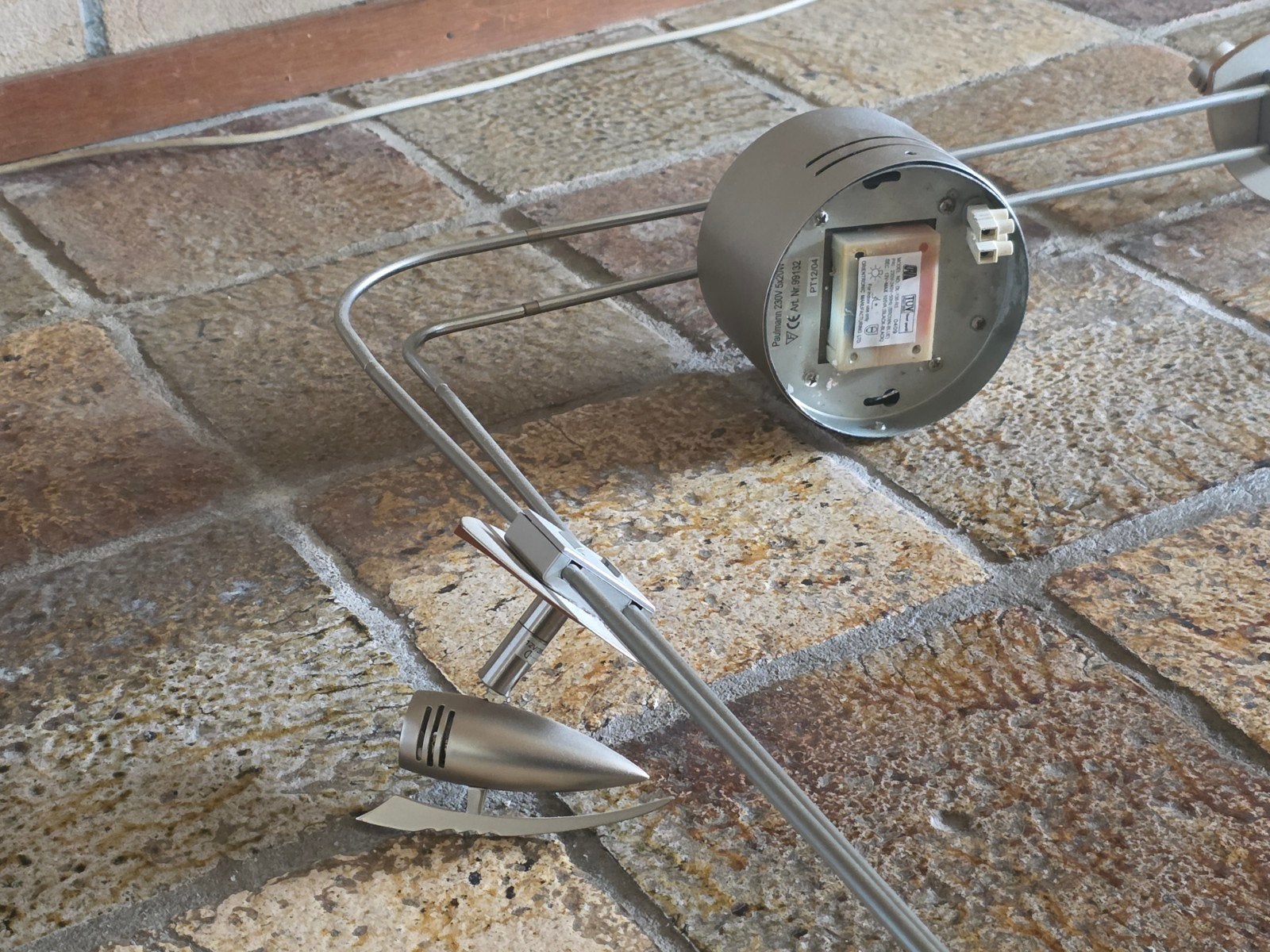 Gebruikte Paulmann 230V 5x20W verlichting met MR16 lampen, Gebruikt, Paulmann, GU5.3, Zilver