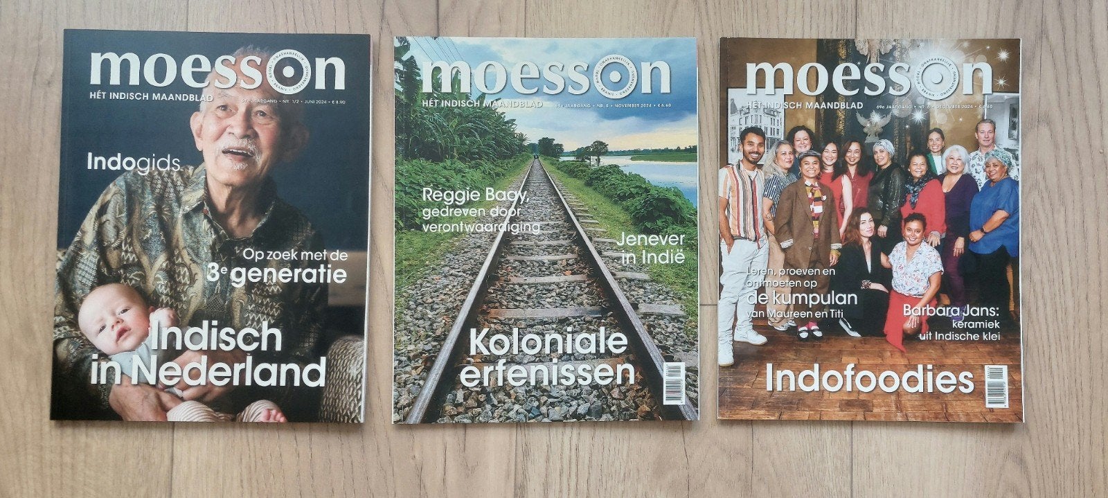 3 x Moesson. Het Indisch Maandblad.
Juni 2024, November 2024, Boeken, Tijdschriften en Kranten, Ophalen of Verzenden, Zo goed als nieuw