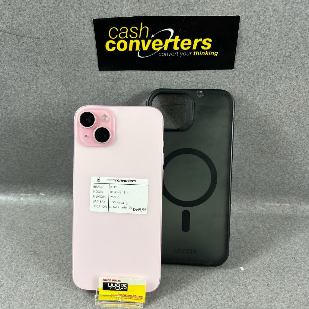 Apple Iphone 15+ | 256GB | 89% batt | roze | 403612, 256 GB, Gebruikt, 89 %, Ophalen of Verzenden