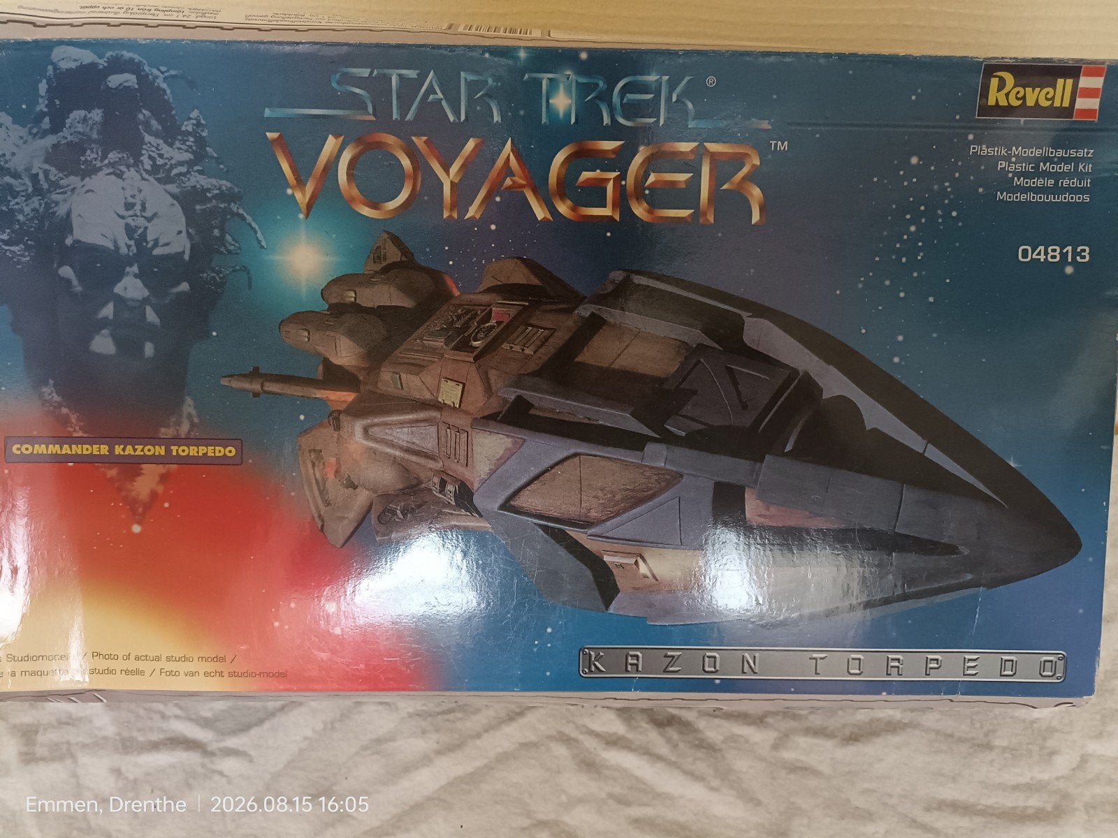 Revell Star Trek Voyager Kazon Torpedo modelbouwdoos, Hobby en Vrije tijd, Modelbouw | Boten en Schepen, Ophalen of Verzenden