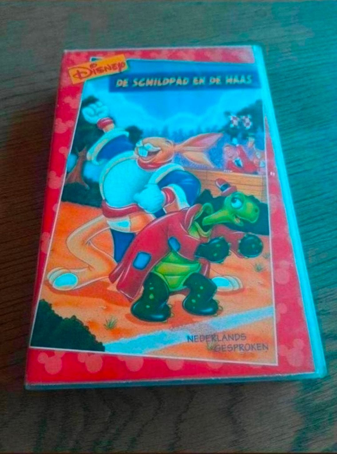 Disney Schildpad en de haas videoband., Gebruikt, Tekenfilm, Alle leeftijden, Ophalen of Verzenden