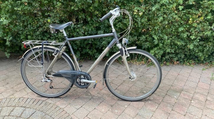 Koga Miyata Balance Herenfiets - Comfortabel en compleet, Gebruikt, Velgrem, Versnellingen, 57 tot 61 cm