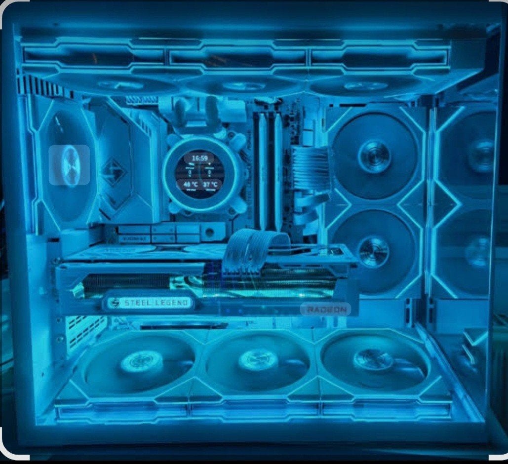 High-End All-White Gaming PC | Ryzen 7 7800X3D |, Computers en Software, Niet gespecificeerd (optioneel 1TB/2TB NVMe M.2 SSD)