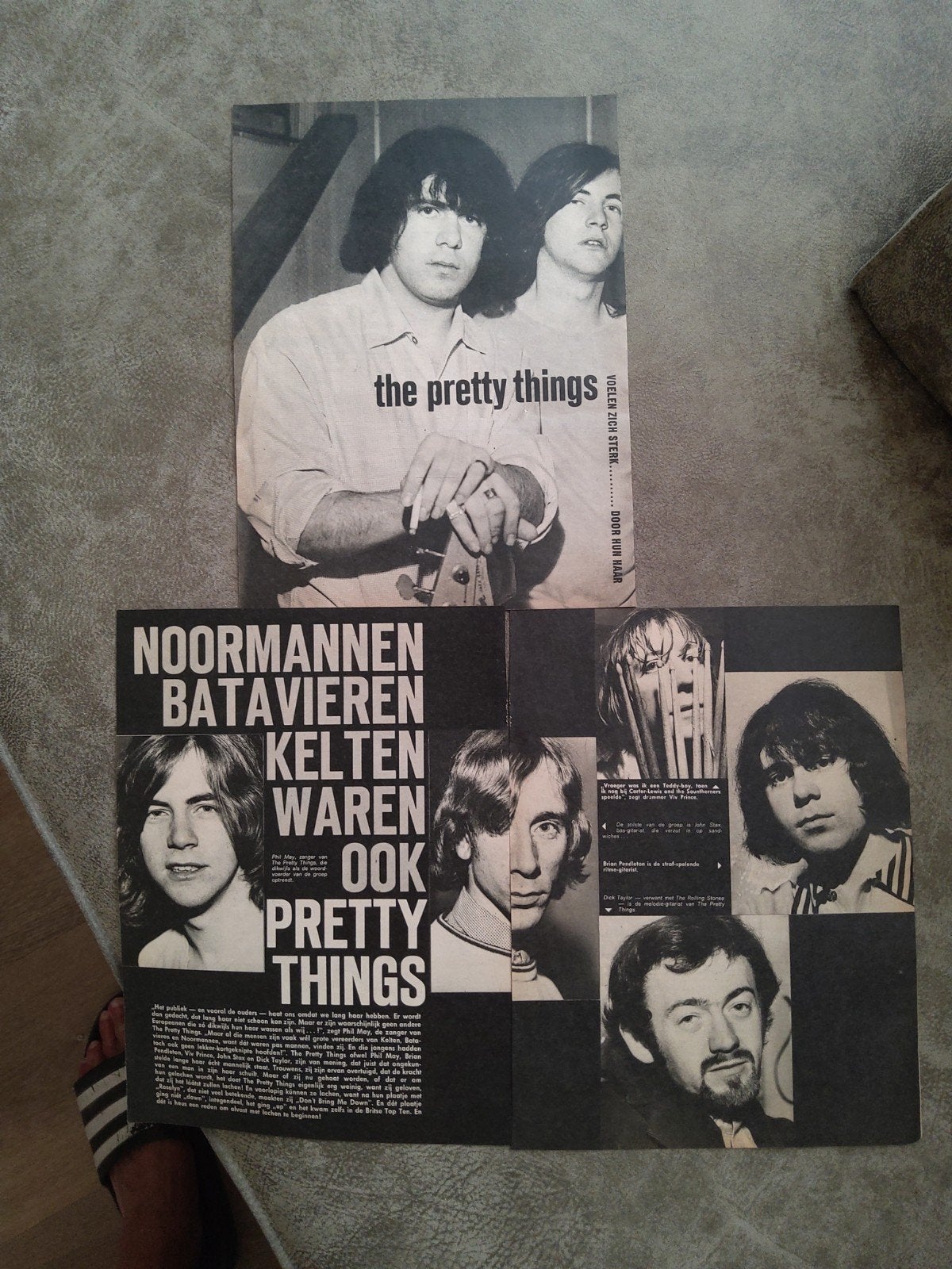 The Pretty Things:  muziek expres 1966, Verzamelen, Muziek, Artiesten en Beroemdheden, Ophalen of Verzenden, Boek, Tijdschrift of Artikel