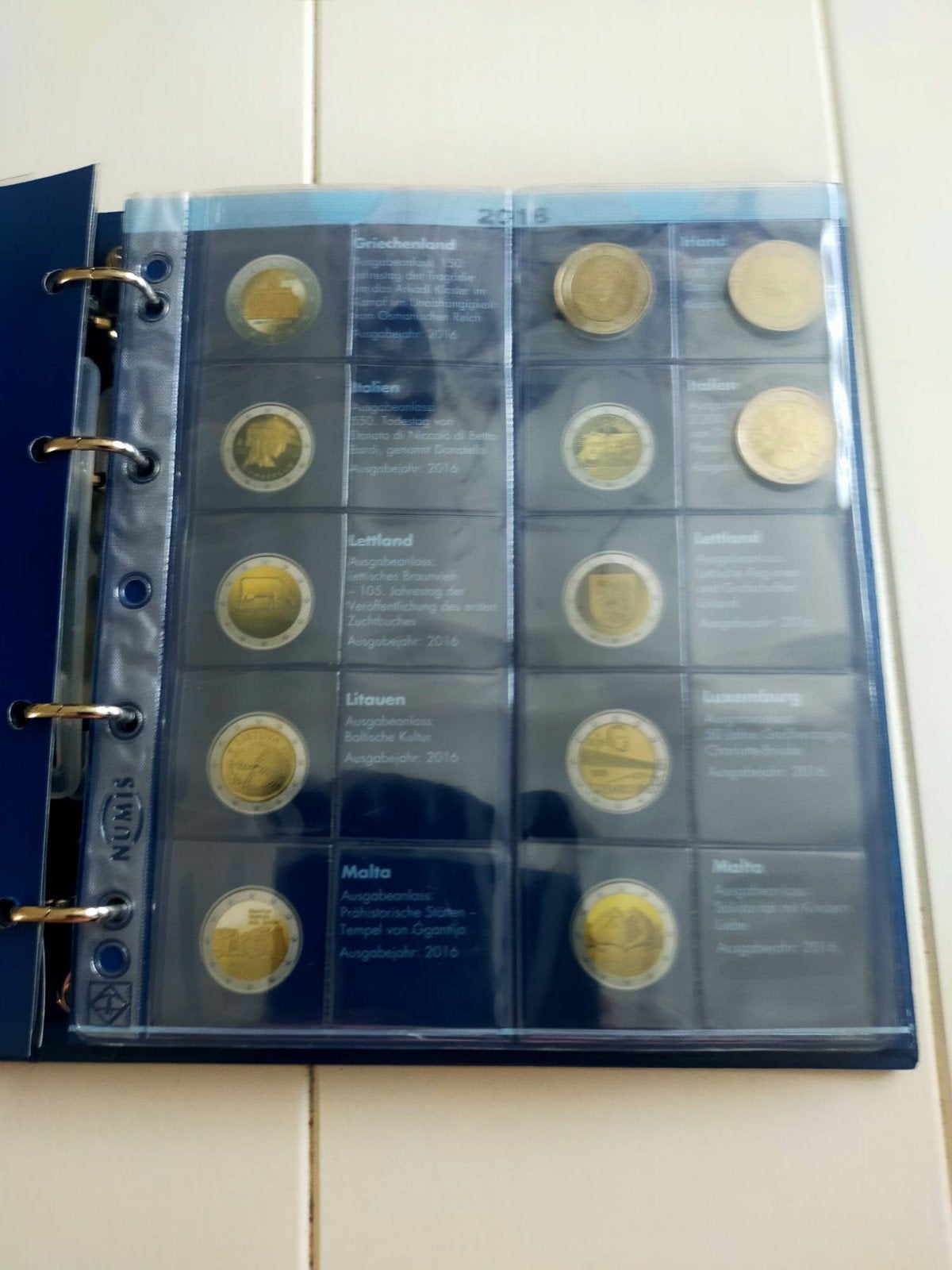 8 Lege 2 Euro Muntmappen 2004-2019, Ophalen of Verzenden