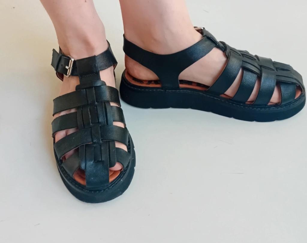 Sandalen met dikke zool, Sacha, Zwart, Zo goed als nieuw, Sacha, Sandalen of Muiltjes