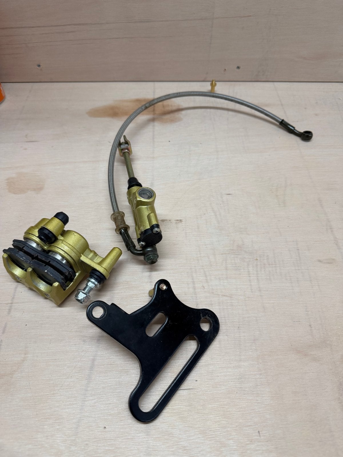 Pitbike/Dirtbike Achterrem Set - Compleet, Motoren, Ophalen, Gebruikt