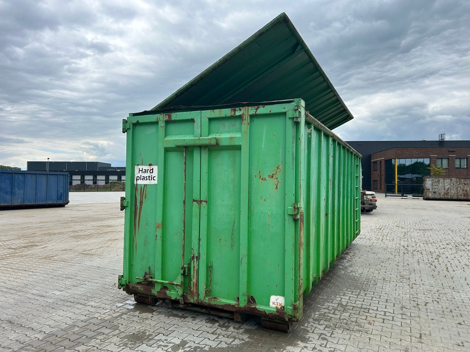 Container haak arm 40M3, Ophalen