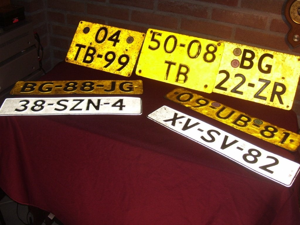 OUDE NUMMERBORDEN, Antiek en Kunst, Ophalen of Verzenden