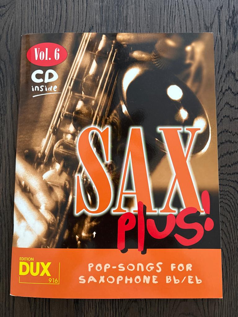 Sax Plus! Vol. 6 - Pop-songs for Saxophone Bb/Eb (Zonder CD), Gebruikt, Ophalen of Verzenden, Populair, Saxofoon