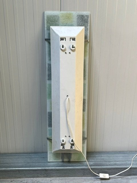Gyllen wandlamp Julia Treutiger plafondlamp jaren 90 lamp, Gebruikt, ., Meerkleurig, E14 (klein)