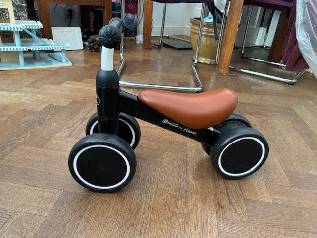 Bandits & Angels Loopfiets Little Starter Zwart vanaf 1 Jaar, Ophalen, Zo goed als nieuw, Loopfiets