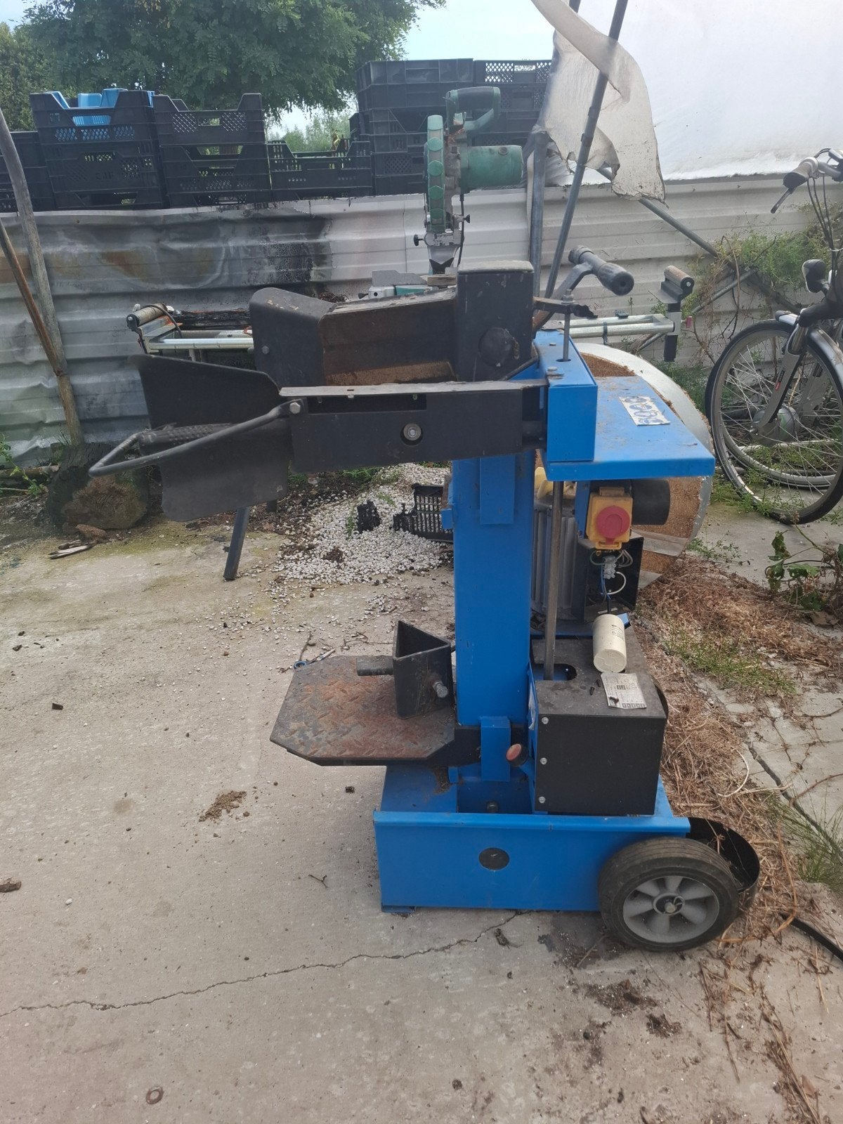 Gude kloofmachine 8 ton motor defect, Tuin en Terras, Ophalen, Gebruikt, Liggend