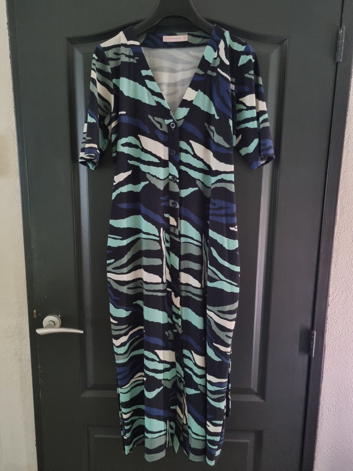 Studio Anneloes Jurk met Zebraprint - Maat M, Kleding | Dames, Maat 38/40 (M), Studio Anneloes, Blauw, Ophalen of Verzenden