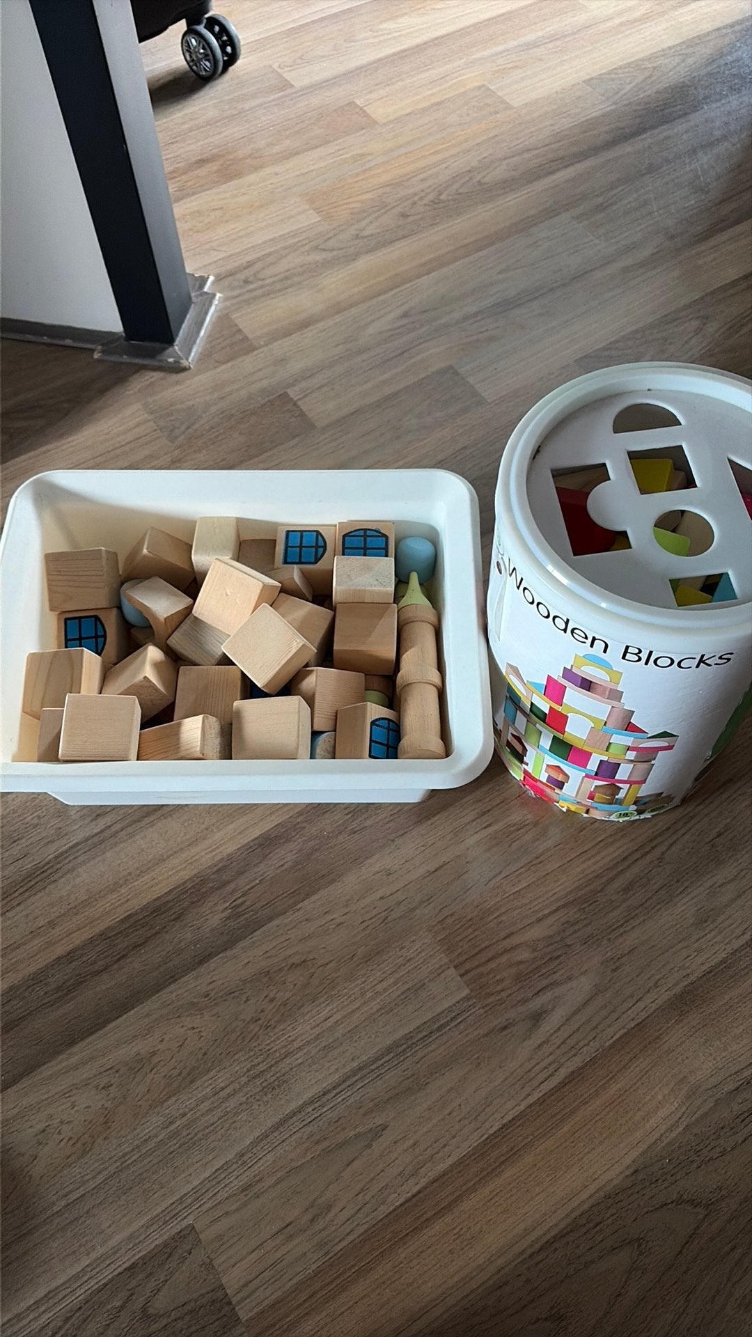 Houten blokken, Ophalen of Verzenden, Zo goed als nieuw