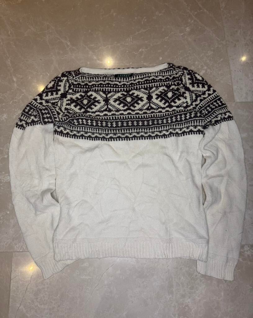Ralph Lauren Trui, Ophalen of Verzenden, Zo goed als nieuw, Maat 36 (S), Wit
