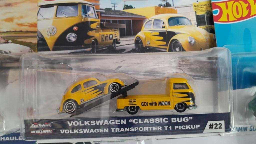 Hot Wheels Moon Eyes Volkswagen Classic Bug & T1 Pickup, Ophalen of Verzenden, Nieuw, Auto