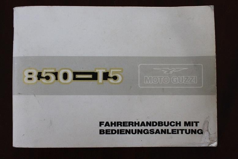 Moto Guzzi 850 - T5  1983 motorrad fahrerhandbuch anleitung, Ophalen of Verzenden, Moto Guzzi