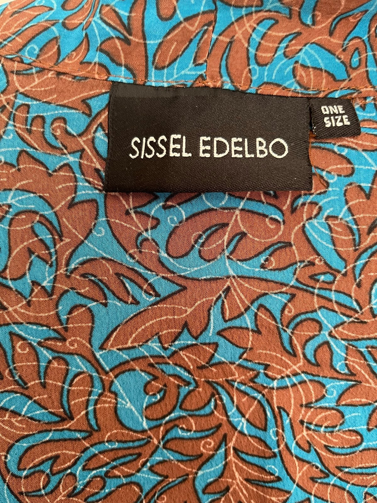 Sissel Edelbo Kimono - Uniek en Stijlvol, Blauw, Maat 46/48 (XL) of groter, Ophalen of Verzenden, Zo goed als nieuw