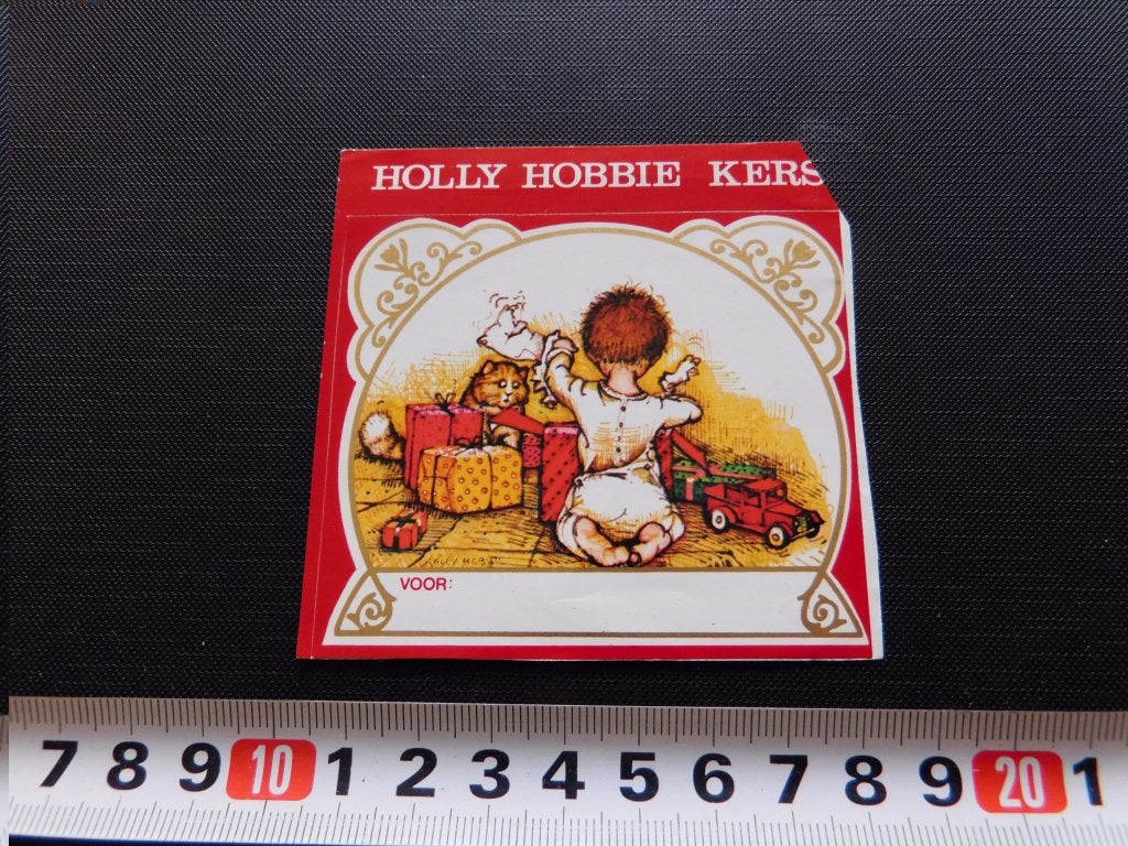 sticker Holly Hobbie Kerst, Ophalen, Zo goed als nieuw